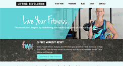 Desktop Screenshot of liftingrevolution.com